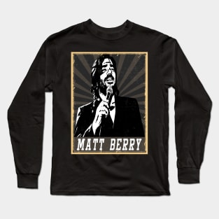 80s Style Matt Berry Long Sleeve T-Shirt